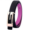 Ji Longxue Guy larocheG word buckle cow leather ladies belt both sides available female belt GW7950011-20 pink &quot
