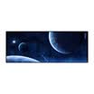 LESAILES mouse pad 8003003 thickening oversized computer desk mat precision edging steam eating chicken with office gaming mouse pad planet version