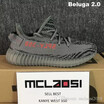 MCLAOSI SELL BEST 350v2 New Color Static butter&sesame running shoes with 350v2 sports shoes best quality