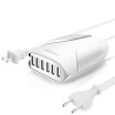 6 Port USB Wall Charger Desktop Charger Charging Station with Smart IC Technology for Smartphone