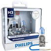 Philips whitevision one pair Car halogen lights 4300 K H1 H4 H7 H11 H3 HB3 HB4 12 V 55 W whitelight brighten up 60 Lights