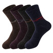 Mens 1 or 4 Pack Warm Wool Blend Thick Thermal Cushion Crew Quarter Dress Socks Size US5-11EU 38-46