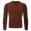 AOWOFS new solid color round neck knit bottoming shirt foreign trade pullover sweater sweater YM001