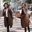 The winter 2018 winter cotton-padded jacket for women is a thin down jacket with warm cap&slim body