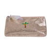 Cute Sequins Embroidery Student Pencil Case Makeup Pouch Cosmetic Pencil Bags
