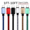 7FT Type-C Charging Data Fast Charger Cord for Samsung S8 S9 Note8 Huawei Xiaomi