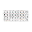 Transparent Piano Keyboard Music Note Stickers Removable for 37 49 61 88 Key Keyboards for Kids Beginners Piano Practice