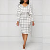 Fashion Womens Off Shoulder Long Sleeve Frill Ruffle Bardot Midi Bodycon Dress