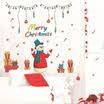 Christmas Wreath Snowman Decal Wall Sticker Vinyl Art Xmas Window Decals Decor