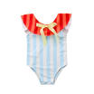 Kids Baby Girl Striped Bikini Suit Costume Swimmable Swimwear Swimsuit Beachwear
