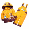 2018 Winter Children Baby Kids Duck Down Jacket Set Pants-Jacket Autumns Boy Clothing Parka Hoodies Outerwear Girls Coat Jacket