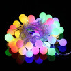 10 Meters Ball Shaped Warm Yellow LED String Lights Battery Powered Shining LED Strip Decoration for Christmas
