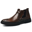 Mens Shoes Fashion Casual Shoes Genuine Leather Boots Light Breathable Shoes For Men Black Brown Siez 38-44