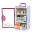 Jinlongxing Glosen B8027 aluminum alloy trumpet wall-mounted home first aid storage box medicine box pink