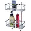 Larsd stainless steel bathroom side mesh bastket storage rack EV1022H