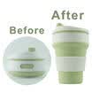 Portable Silicone Telescopic Drinking Collapsible Folding Cup Travel CampingTool