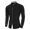 UK Luxury Stylish Mens Slim Fit Casual Shirts Long Sleeve Check Dress Shirts Top