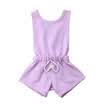 New One-Piece Baby Girl Toddler Romper Kids Backless Toddler Jumpsuit Playsuit