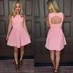 Women Sleeveless Formal Bodycon Summer Skirt Evening Party Backless Mini Dress