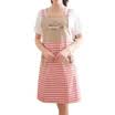 Kelai Korean embroidery sleeveless apron barbecue grill anti-fouling kitchen apron fashion cotton linen home work clothes KLB1133 red