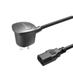 Huntkey Huntkey GB power cord single-handed plug-in patent certification three-hole power cable for desktop computer rice cooker kettle projector 1 m