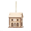 Christmas Decorative LED Light Chalet Luminous Cute Wooden House Christmas Tree Hanging Ornaments Xmas Festival Holiday Decoration