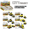 City Project Mini DIY 12 PCS Little Boxes Building Blocks ABS Plastic Toys For Kids Compatible With Lego Changeable Truck Bricks