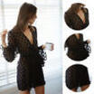 Sexy Women Deep V Lingerie Lace Push Up Bra Sleepwear Babydoll Nightwear Dress