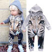 Newborn Kid Baby Boy Long Sleeve Romper Jumpsuit Bodysuit Infant Clothes Outfits