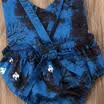 Newborn Toddler Kids Baby Girl Strap Romper Jumpsuit Bodysuit Clothing Outfits
