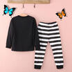 NWT Baby Kids Girls Boys Cotton Striped Pajamas Pyjamas Sleepwear Set Clothing