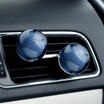 CarsetCity Colorful cue fragrant ball car with car outlet perfume car decoration supplies pendant ornaments white musk gray pair