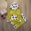 US STOCK 2PCS Newborn Kids Baby Boys Girls Hoodie TopPants Tracksuit Outfit Set