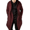 Fashion Mens Cardigan Hoodie Hooded Long Sleeve Coat Jackets Overcoat Outwear