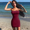 Women Casual Long Sleeve Bandage Bodycon Evening Party Cocktail Short Mini Dress