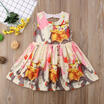 Baby Girls Sleeveless Kid Tulle Animal Cotton Party Vest Dress Princess Clothes