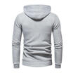 Men Fleece Plain Hoodie Sweatshirt Hooded Pull Over Casual Gym Adult Top