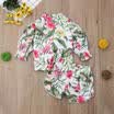 Toddler Girl Kids Casual Zip Top T Shirt Blouse Pants Floral Clothes Outfit Set