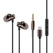 Techno JEARLAKON mobile phone headset in-ear wire microphone earbuds for Apple iPhone6s plus Android Huawei glory Samsung OPPO millet