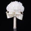 Wedding Bouquet Crystal Pearl Sequin Bridal Bridesmaid Rose Foam Flower Handmade