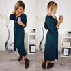 Women Casual Long Sleeve Maxi Dress Ladies Loose Long Tops Blouse Shirt Dresses