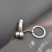 2 colour New Penis fashion alloy key chain jewelry decoration wedding couples series presents key ring