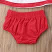 Newborn Kid Baby Girl Summer Top T-shirtShort Pants Outfit Set Clothes 3pcs Set