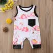 Newborn Kid Baby Boy Girl Clothes Jumpsuit Vest Romper Bodysuit Playsuit Outfits