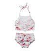 2Pcs Toddler Baby Girl Lace Swimwear Bathing Suit Bikini Outfits Swimsuit Set US