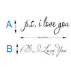 I Love You Quote Wall Stickers Art Bedroom Removable Wall Decals DIY