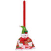 Christmas Snowman Home Cleaning Tool Broom Dress Cover Xmas Ornament Santa Decor