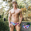 Fashion Mens Swim Trunks Cool Swimwear Bikini Beach Swimming Boxers Swimsuit