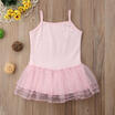 Cotton Toddler Kids Baby Girls Swan Party Sleeveless Dress Skirt Sundress Summer