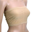 New Women Ladies Strapless Seamless Padded Boob Bandeau Tube Tops Bra